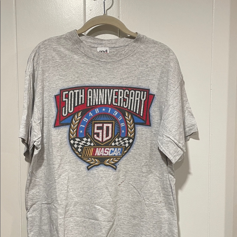 Gray NASCAR 50th Anniversary T-Shirt